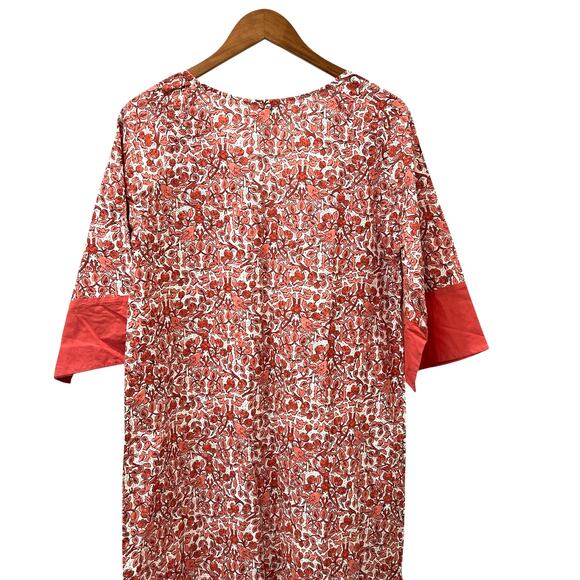 Pomegranate Womens Orange Bird Caftan Cover Up Size XS New with Tags NWT - Picture 7 of 11